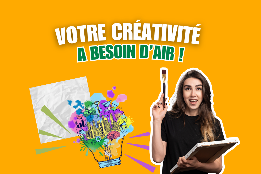 Votre créativité a besoin d’air – Libérer son potentiel créatif Votre créativité a besoin d'air - découvrez comment libérer votre potentiel créatif et stimuler votre productivité.